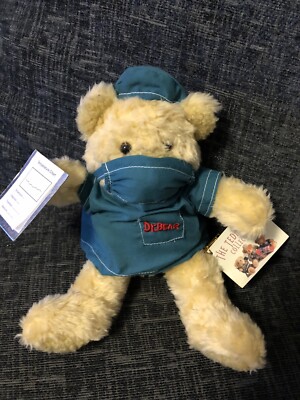 The Teddy Bear Collection Sebastian the Surgeon Plush Soft Toy Retired & Tagged