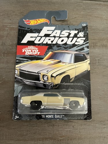 Walmart Fast Furious Tokyo Drift '70 Monte Carlo Cream 4/6 Moc