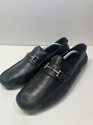 Cole Haan Mens Somerset Link Bit II Black Driving Loafers Shoes Sz 12M C25980