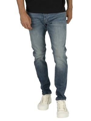 

Мужские джинсы G-Star RAW 3301 Slim, синие, Синий, 51001-8968-2965