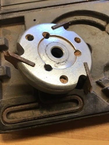 Rockwell Moulding Cutterhead 34-174 For Delta Unisaw Vtg Tool Tablesaw Radial