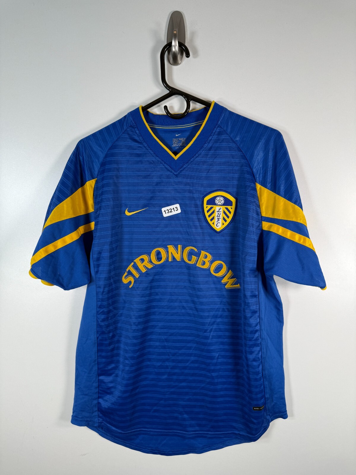 Nike Leeds United シャツ 青/黄色 STRONGBOW Nike Mens Leeds United Strongbow Dri Fit Football Soccer