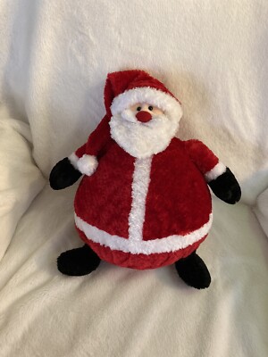 Russ Cringle, Roll Poly Squishy, super soft, Plush Stuffed Toy Santa Claus New