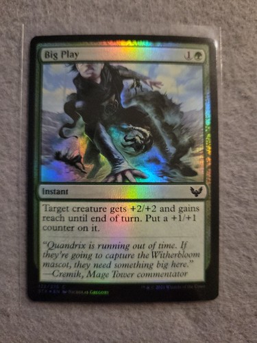 MTG CCG MAGIC: THE GATHERING - BIG PLAY 122/275 STX FOIL