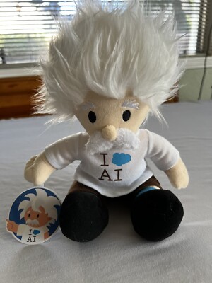 Salesforce Albert Einstein Plush 8'' Doll Resident Genius AI Dreamforce 2023 New