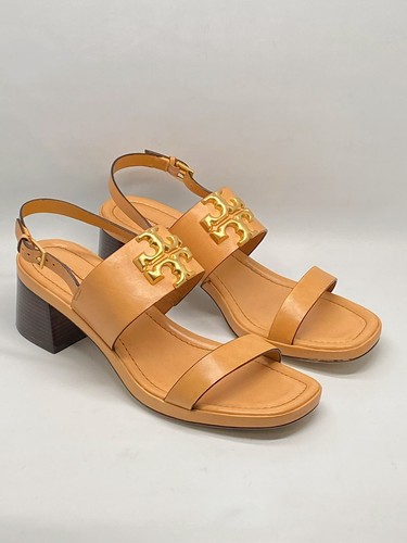 Tory Burch Eleanor Block-Heel Slingback Sandals size 10.5 | eBay