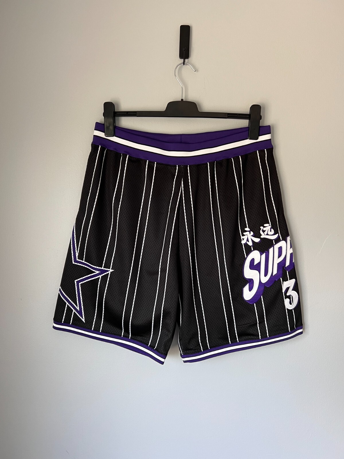 SUPREME×Champion 15SS Basketball Short M Supreme Champion Mesh Short (SS24) - $88