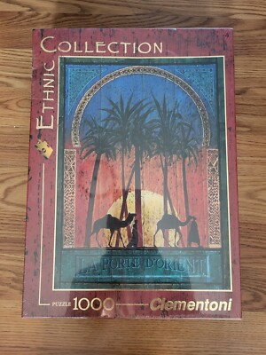 Clementoni Ethnic Collection La Porte D'Orient 1000 Piece Puzzle Box Damage