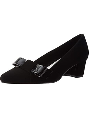 

Женские туфли-лодочки EASY STREET черного цвета Triana с миндалевидным носком на блочном каблуке без шнуровки 9,5 м, Черный, TRIAN