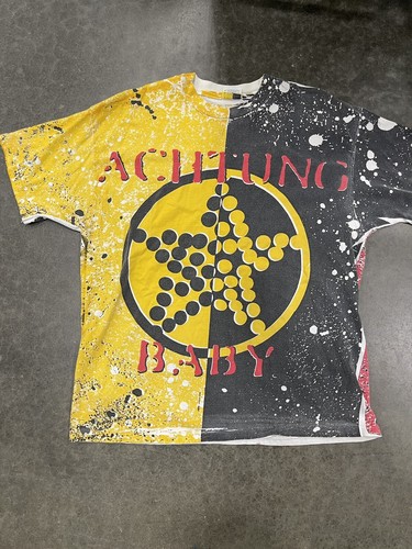 Vintage 1991 U2 Achtung Shirt Baby Zoo Tv Tour XXL All over