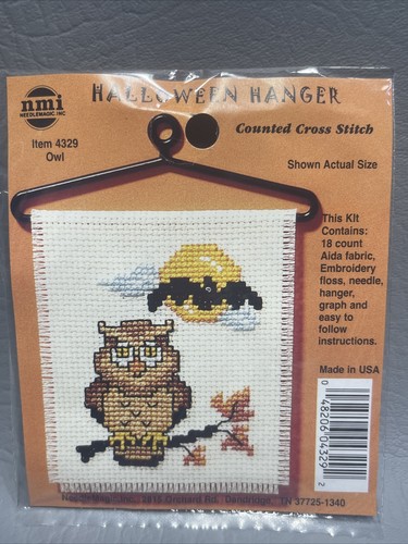 Kit 4329 Owl Halloween Hanger Nmi Nos Moon Bat