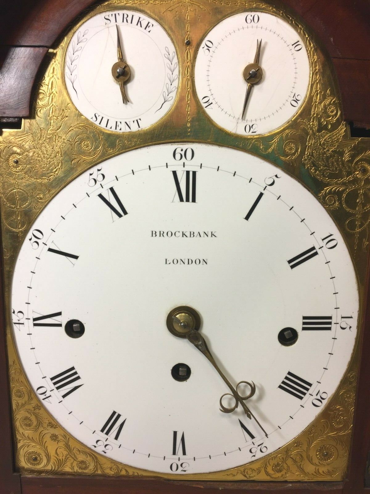 Brockbank Triple Fusee Bracket Clock 1780s 8 Bell Chime Nest 1 Bell Hour Strike