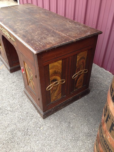 Unusual Antique Odd Fellows Desk LOOF Fraternal Lodge Stoyestown PA