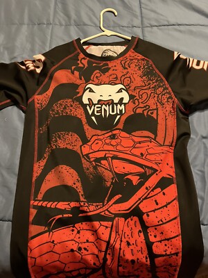Venum Cobra Style Jiu-Jitsu Rash Guard For GI & No Gi, XXL Large.