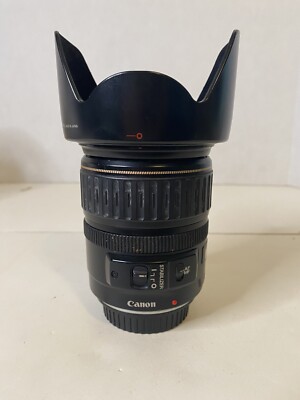 Canon Zoom Lens EF 28-135mm f/3.5-5.6 IS USM W/Filter & Hood Fair/Good Condition