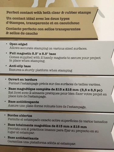 Tim Holtz Stamp Platform.Model 1707EUS.