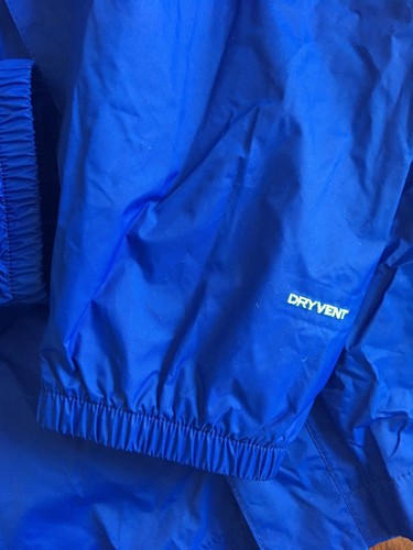 North Face Hyvent Rain Jacket Windbreaker Electric Blue Kids XL 18/20 NWOT