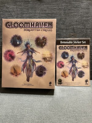 GLOOMHAVEN EXPANSION - FORGOTTEN CIRCLES - NIS - W/ REMOVABLE STICKER SET