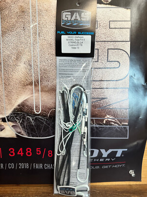 Gas Bowstrings Mathews TRIAX Bowstring And Cable Set W/ Speed Nocks Ghost White