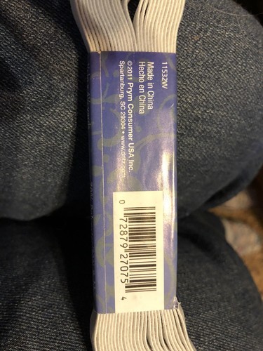 Two Rolls Of Braided Elastic