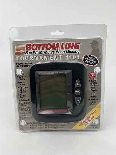 NEW Bottom Line Tournament 1101 Fish Finder Head Unit w