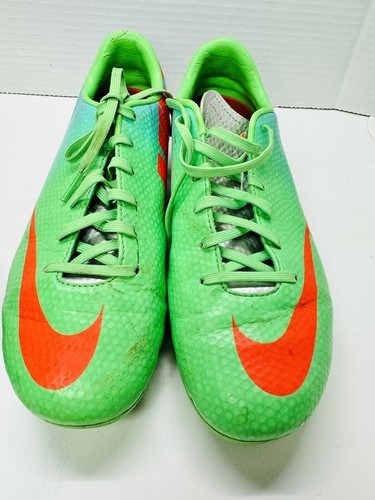 Nike Mercurial Green Red Blue Soccer Cleats (2013) 553631