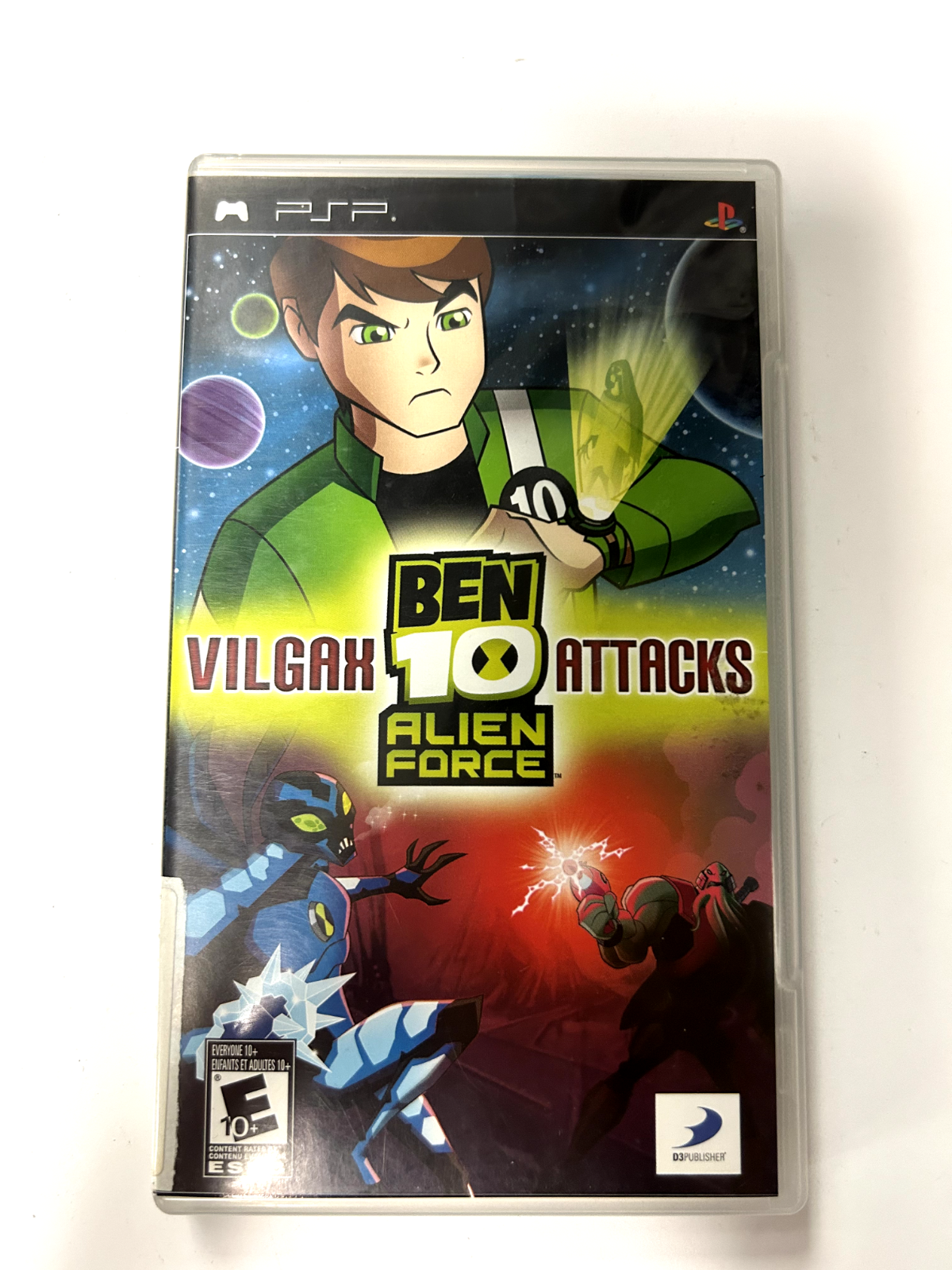 Ben 10 Alien Force Vilgax Attacks Sony PSP Game COMPLETE CIB Tested/Working