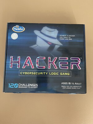 ThinkFun Hacker Cybersecurity Logic Game Coding Game ~ New