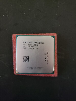 AMD 3.7 GHZ MODEL A4-6300 DUAL CORE Processor, AD6300OKA23HL, SOCKET FM2