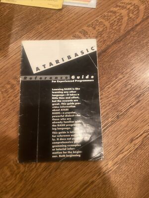Atari Basic Reference Guide for Experienced Programmers Good