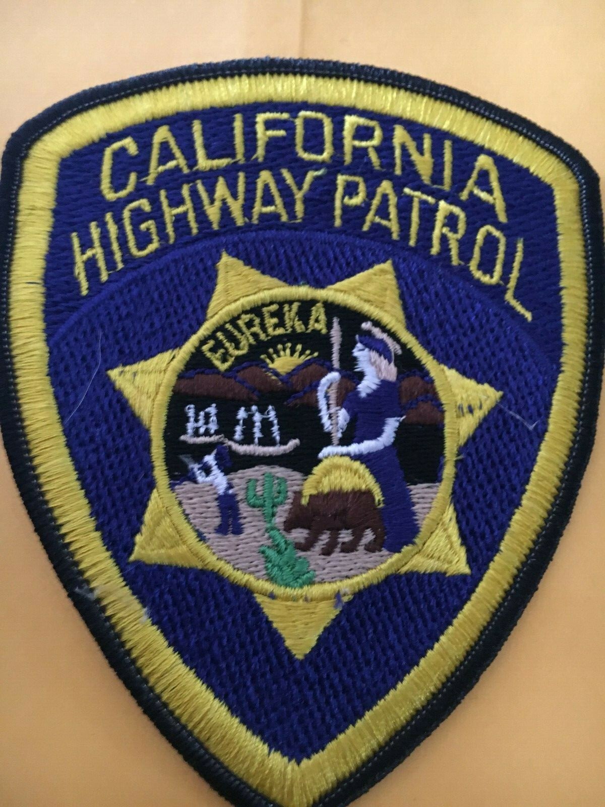 カリフォルニアハイウェイパトロール CHP実物ブレスト フラットバッジ