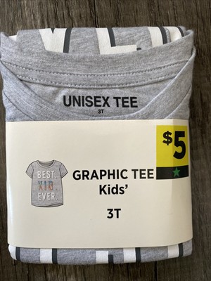 Unisex Tee - Kid's Graphic Tee - ''BEST KID EVER'' - 3T - NWT