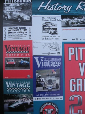 The BEST Pittsburgh Vintage Grand Prix Poster of Posters 2000 Audi Marque Perfec