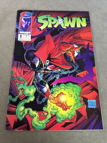 SPAWN ポスター Spawn Issue #1 1992 Todd McFarlane W/ Poster Pin Up | eBay