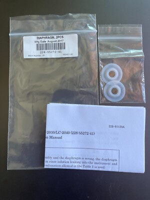 Shimadzu LC-30AD HPLC pump diaphragm set 28-55272-41