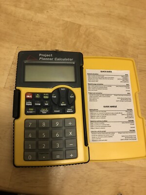Project Planner Calculator By Sentry New Out Of Package,  Has Plastic Pull Tab