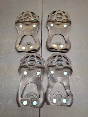  ︎2 Pair Duenorth Everyday Traction Aids For Ice &Snow Size Large And Medium  ︎