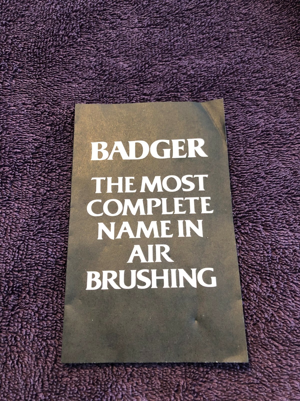 Badger Air-Brush - 100-SG - USA   PARTS OR REPAIR