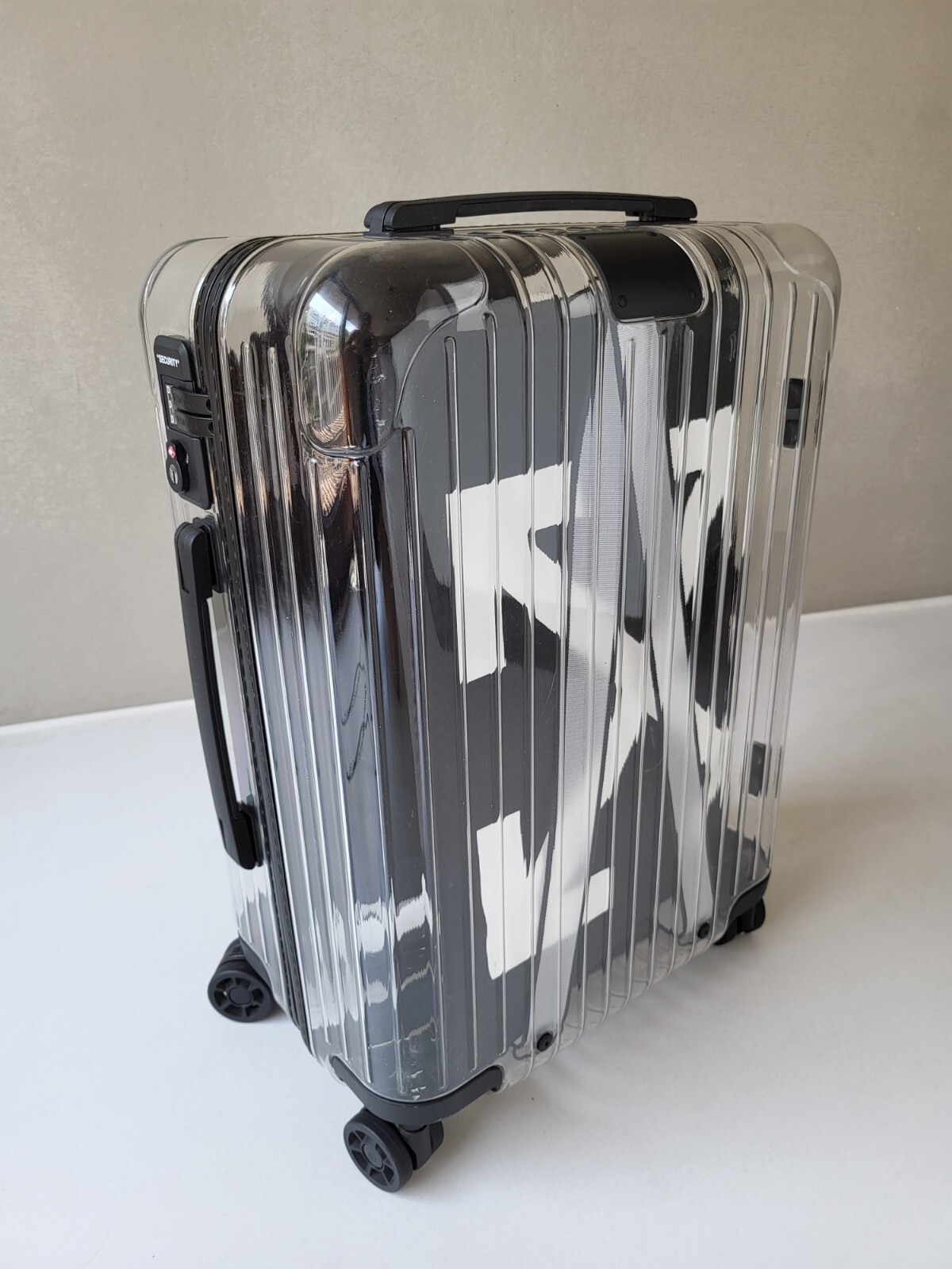 RIMOWA × Off-White OFF-WHITE x Rimowa Transparent Carry-On 36L Case Clear