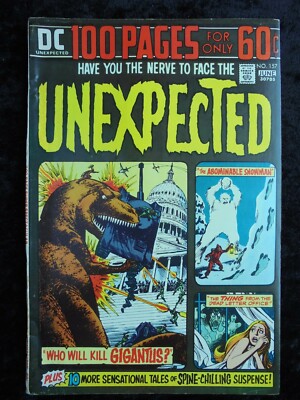 UNEXPECTED #157 1974 DC COMICS! BRONZE AGE HORROR 100 PGS
