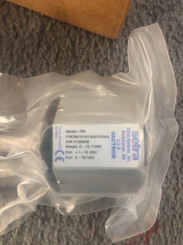 NEW Setra Model 760 Vactron Pressure Transducer 0-10 Torr P/n7601010TAD87CD2A