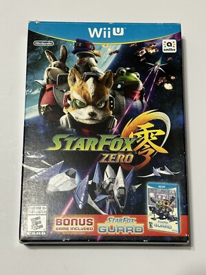 Star Fox Zero + Star Fox Guard Nintendo Wii U Sealed