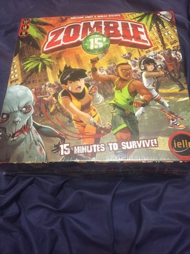 Zombie 15' board game - NEW in open box - Unpunched and unplayed - with CD