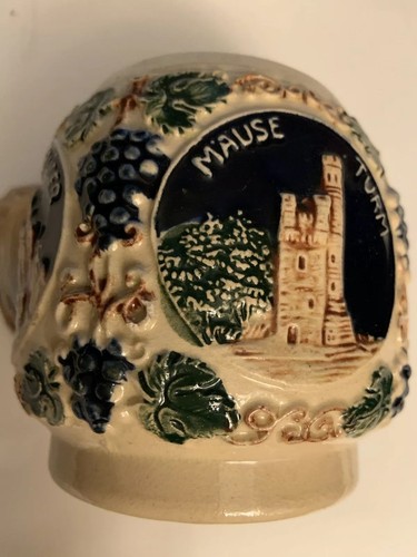 Antique German Mug Ruine Maus Dracien Fels Mause Turm