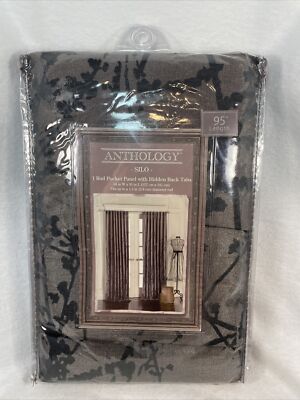 Anthology SILO Rod Pocket Window Panel 54x95 New-Bed Bath and Beyond-1 Curtain
