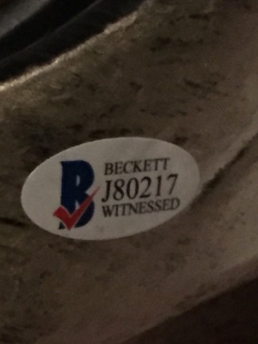 Ben Affleck Autographed/Signed Batman Hard Mask Beckett COA