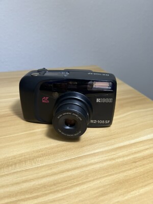 Ricoh RZ-105 SF 35mm Film Camera Black - Tested Working