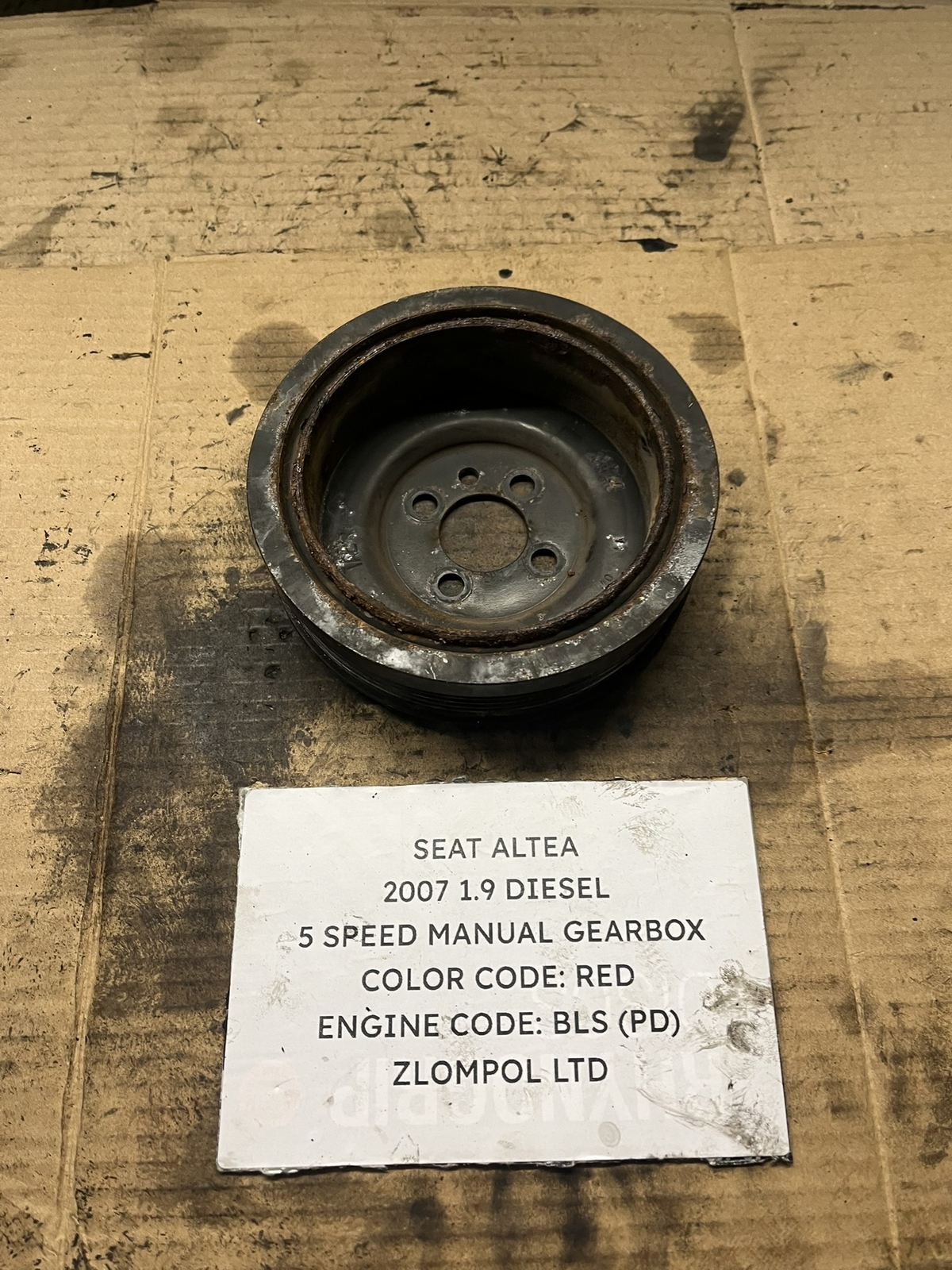 Seat Altea 2007 1.9 Diesel Crankshaft Pulley 036105243