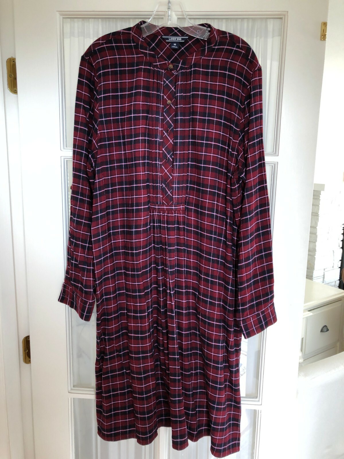 Платье Women's Lands' End Flannel Dress 