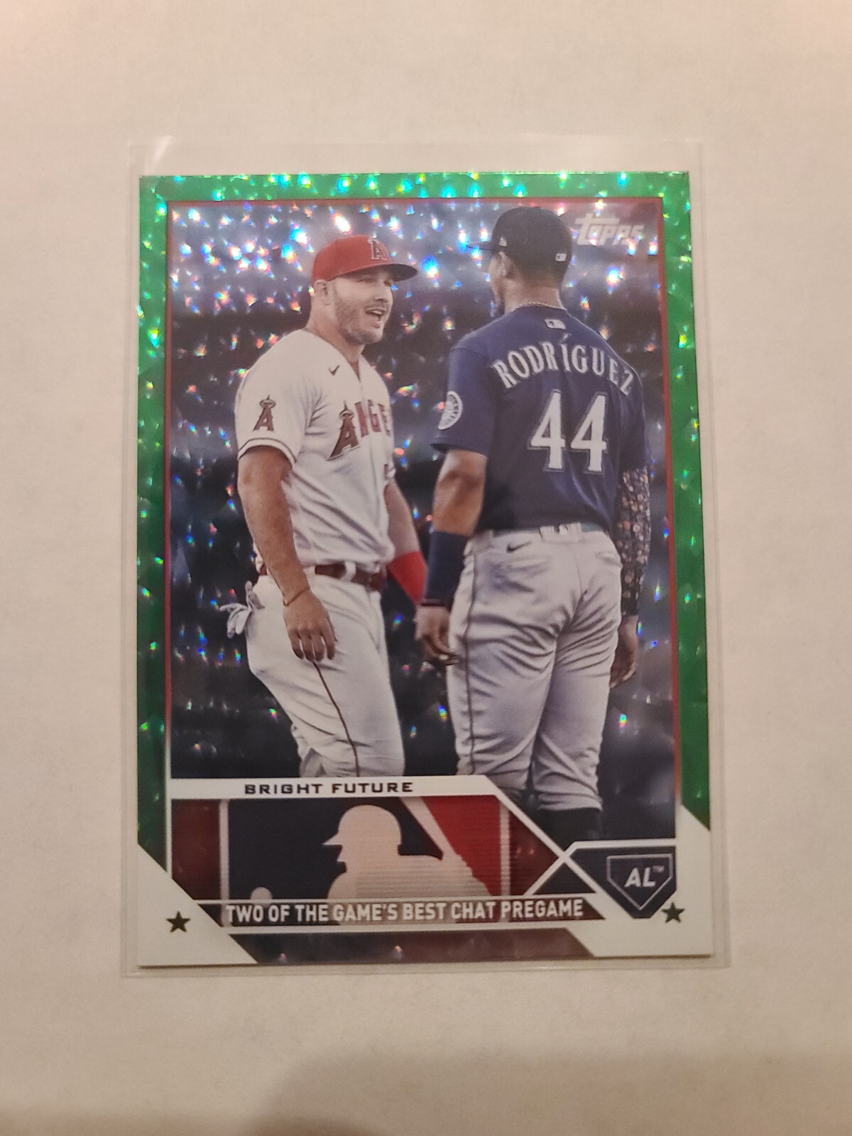 マイク・トラウト Topps Holiday Card 2023 #11 19 Mike Trout 2023 TOPPS Holiday SUPER RARE (515) CHRISTMAS